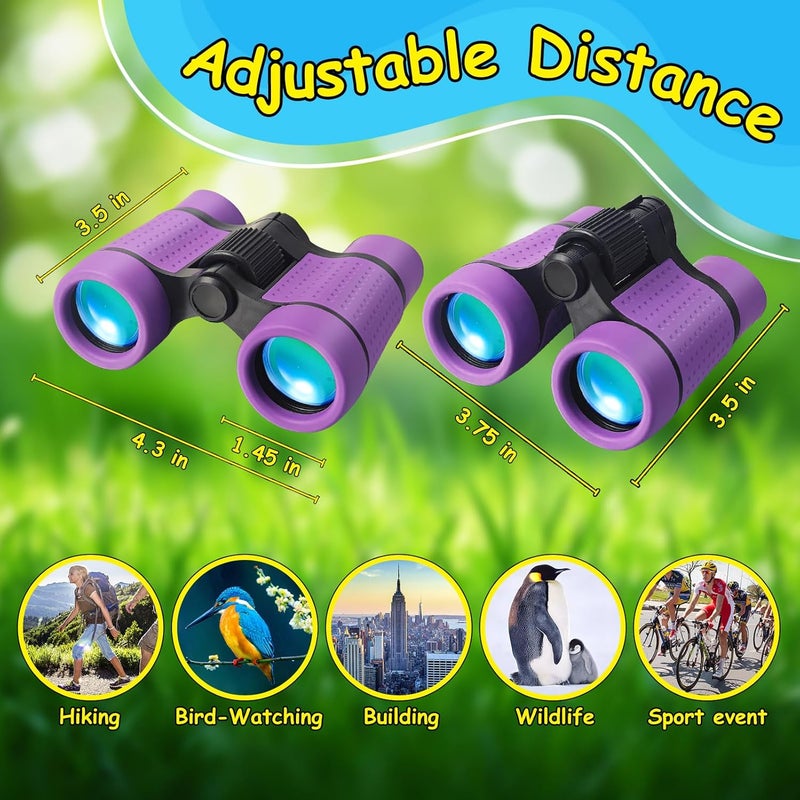 ESSENSON Binoculars for Kids Toys Gifts for Age 3-12 Years Old Boys Girls Kids Telescope Outdoor Toys for Sports and Outside Play, Bird Watching, Birthday Presents - Image 3